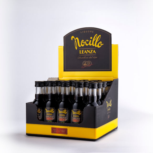 Nocillo Mignon Espositore da 25 Pezzi Leanza Distilleria dal 1890 3Cl
