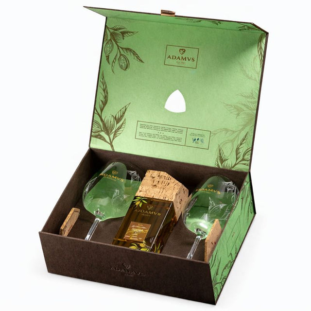 Giftbox Adamus Gin Signature Edition 2023 con Bicchieri e Sottobicchieri