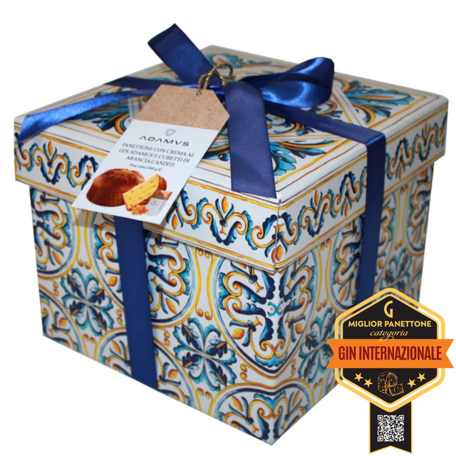 Panettone Adamus Ricoperto con Glassa al Cioccolato Bianco